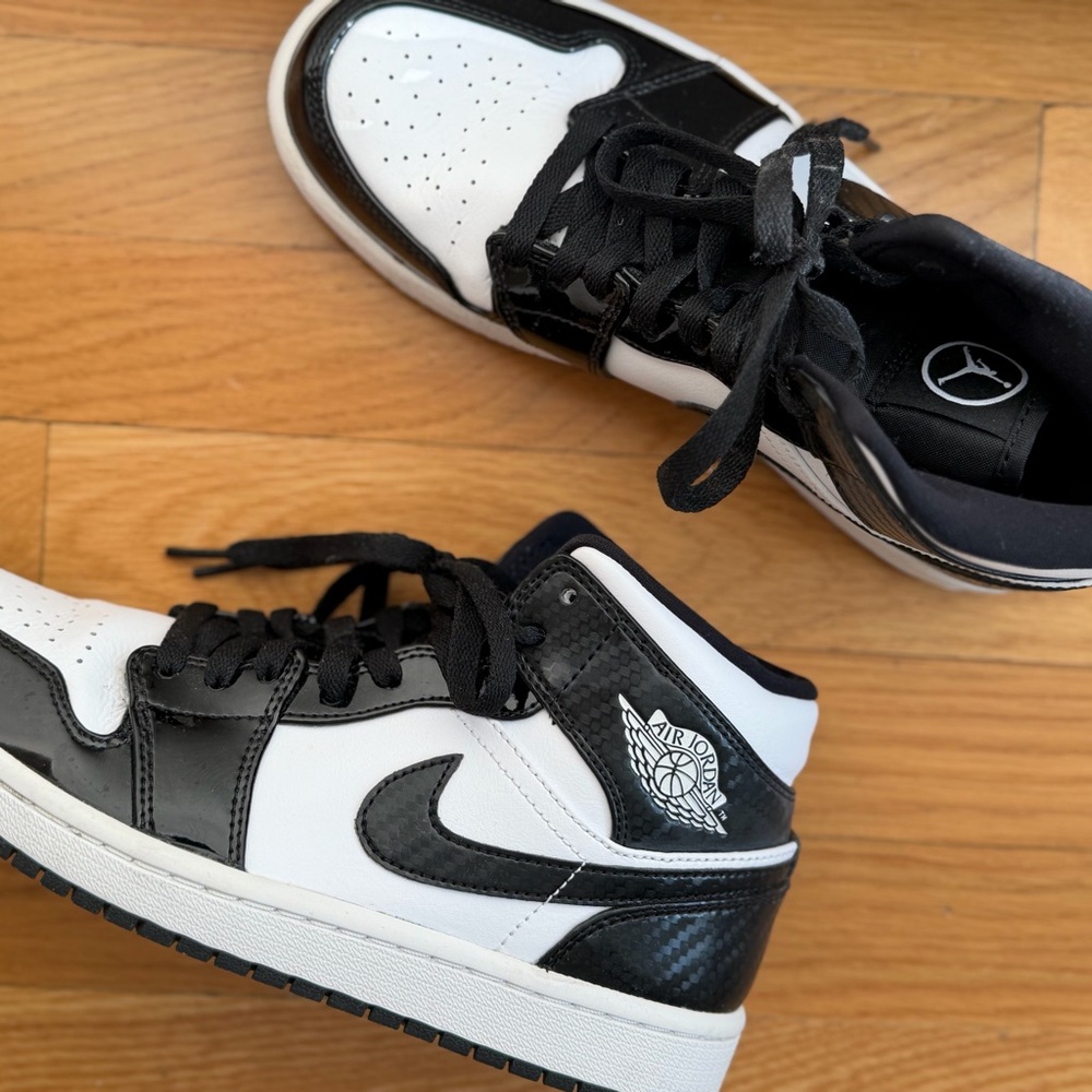 Air Jordan 1 Mid "All-Star 2021" sneakers Black/White - Picture 12 of 13